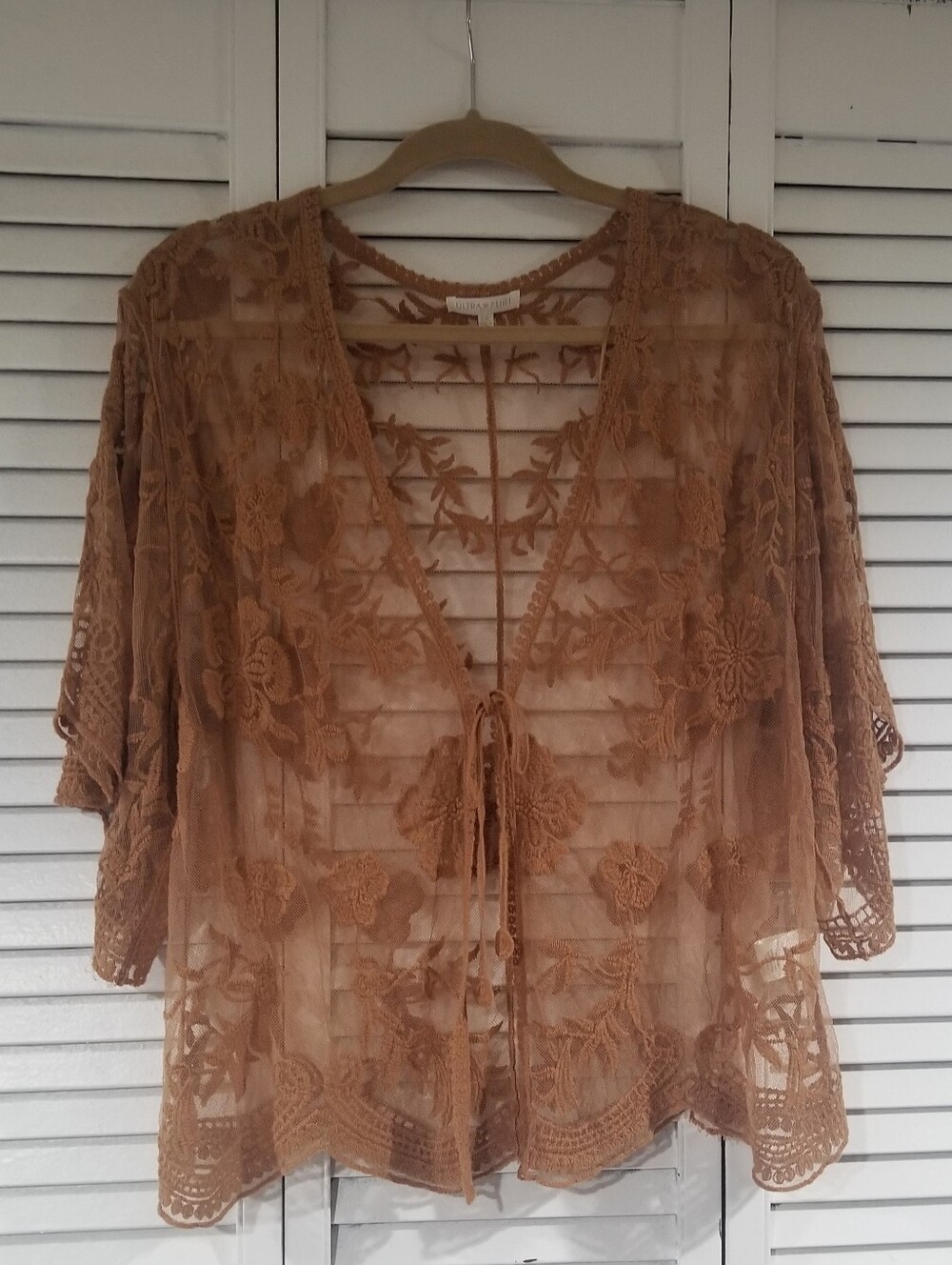 Sheer Lace Cardigan